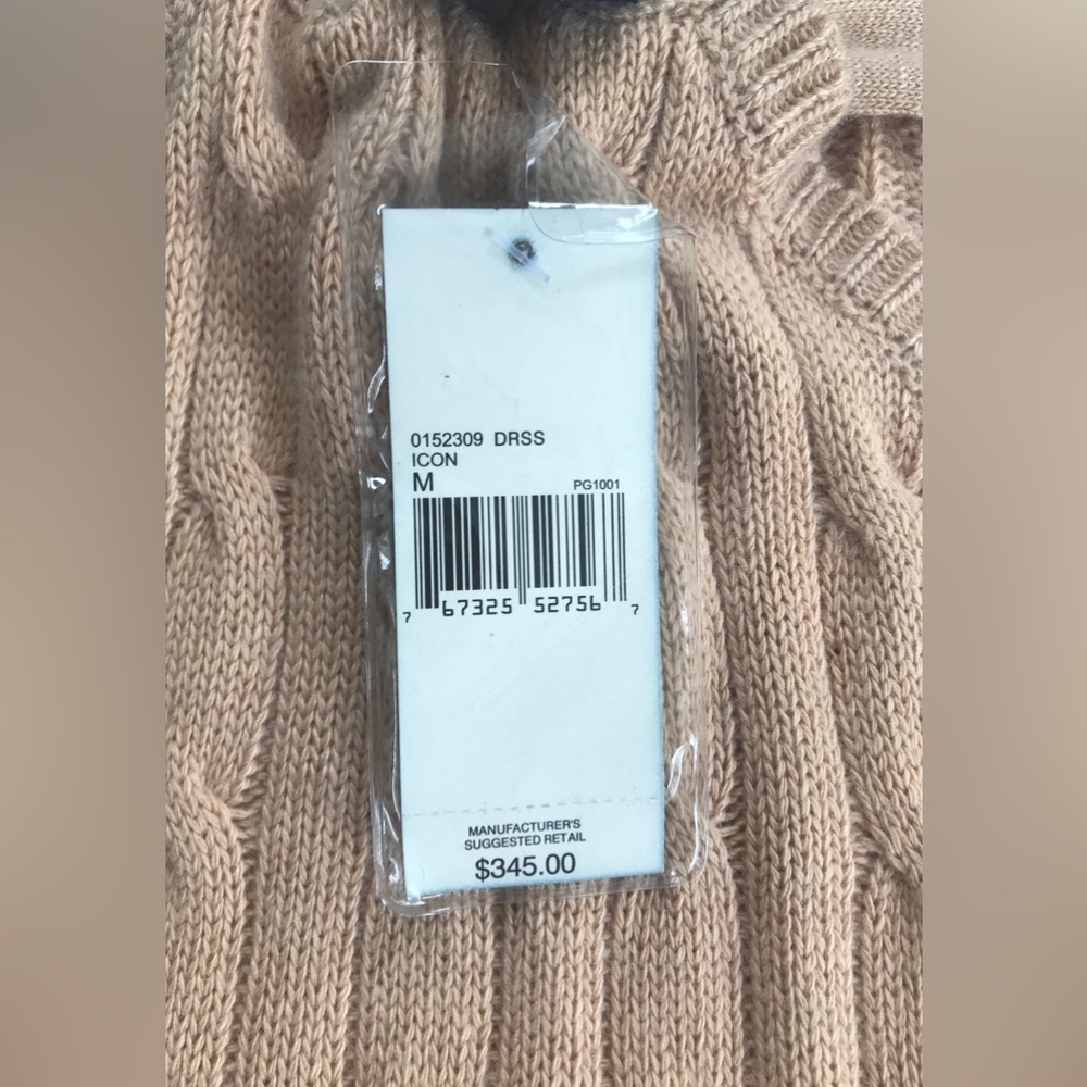 NWT! Ralph Lauren Cable-Knit Wool And Cashmere Long Dress Size: M - Picture 7 of 9